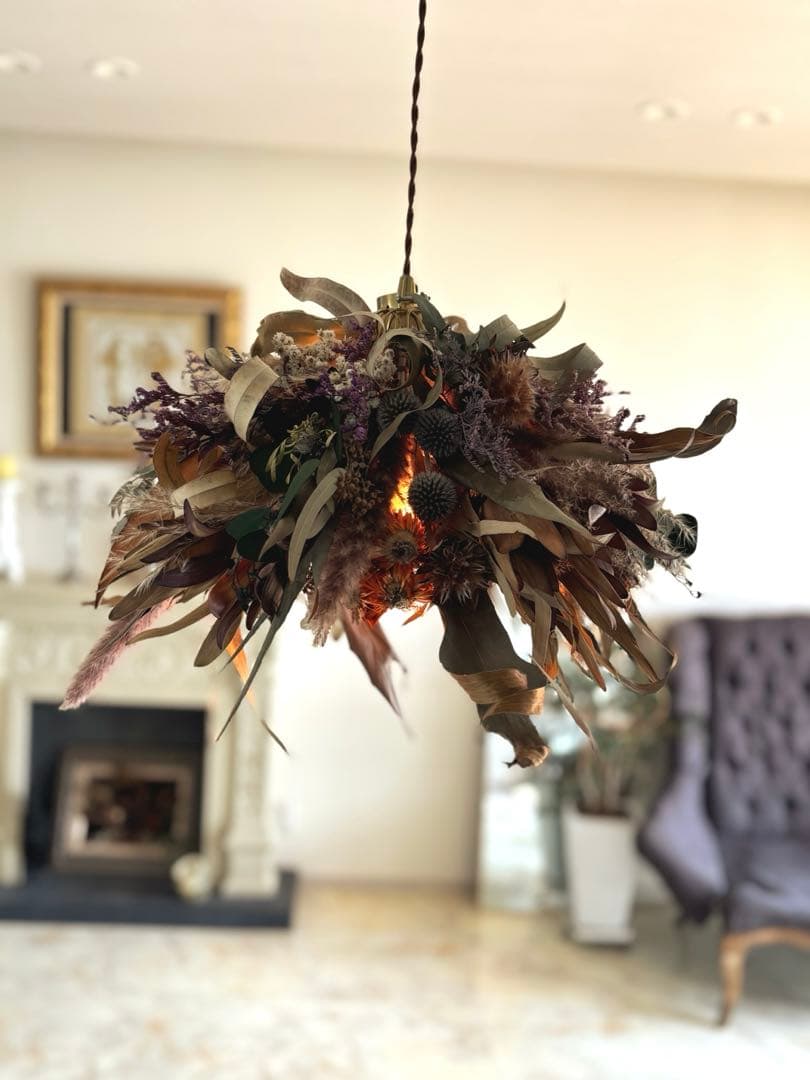 ドライフラワーシェード