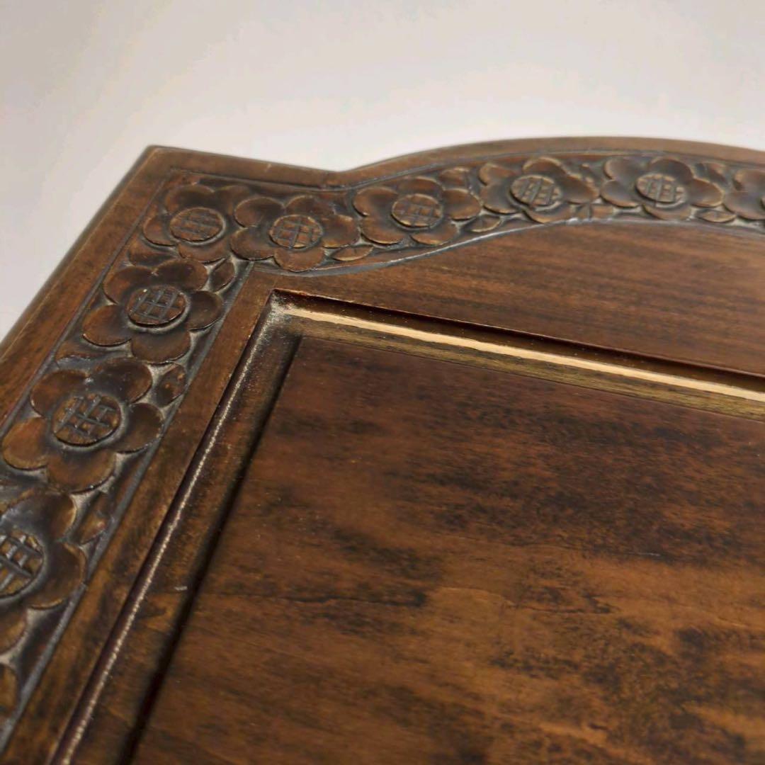 コンソールテーブル　サイドテーブル　電話台　飾り台　アンティーク　花柄