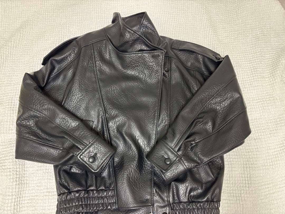 ZARA黒レザージャケット S