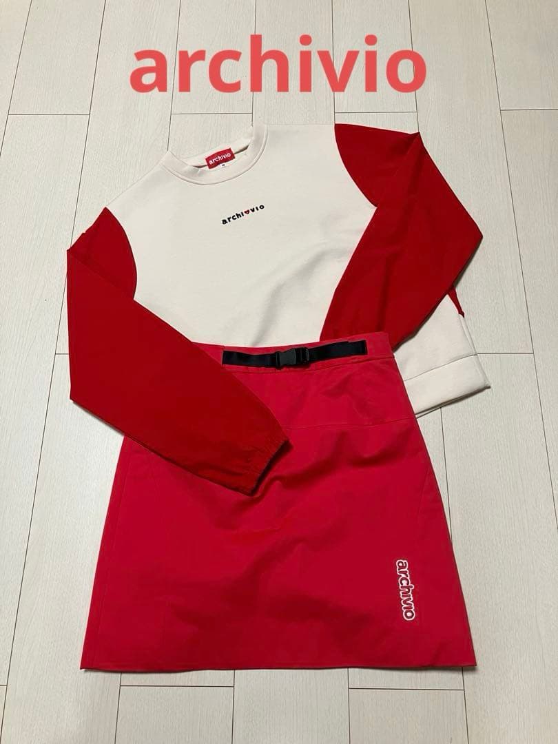 (超美品)アルチビオarchivioプルオーバー・中綿スカート サイズ38