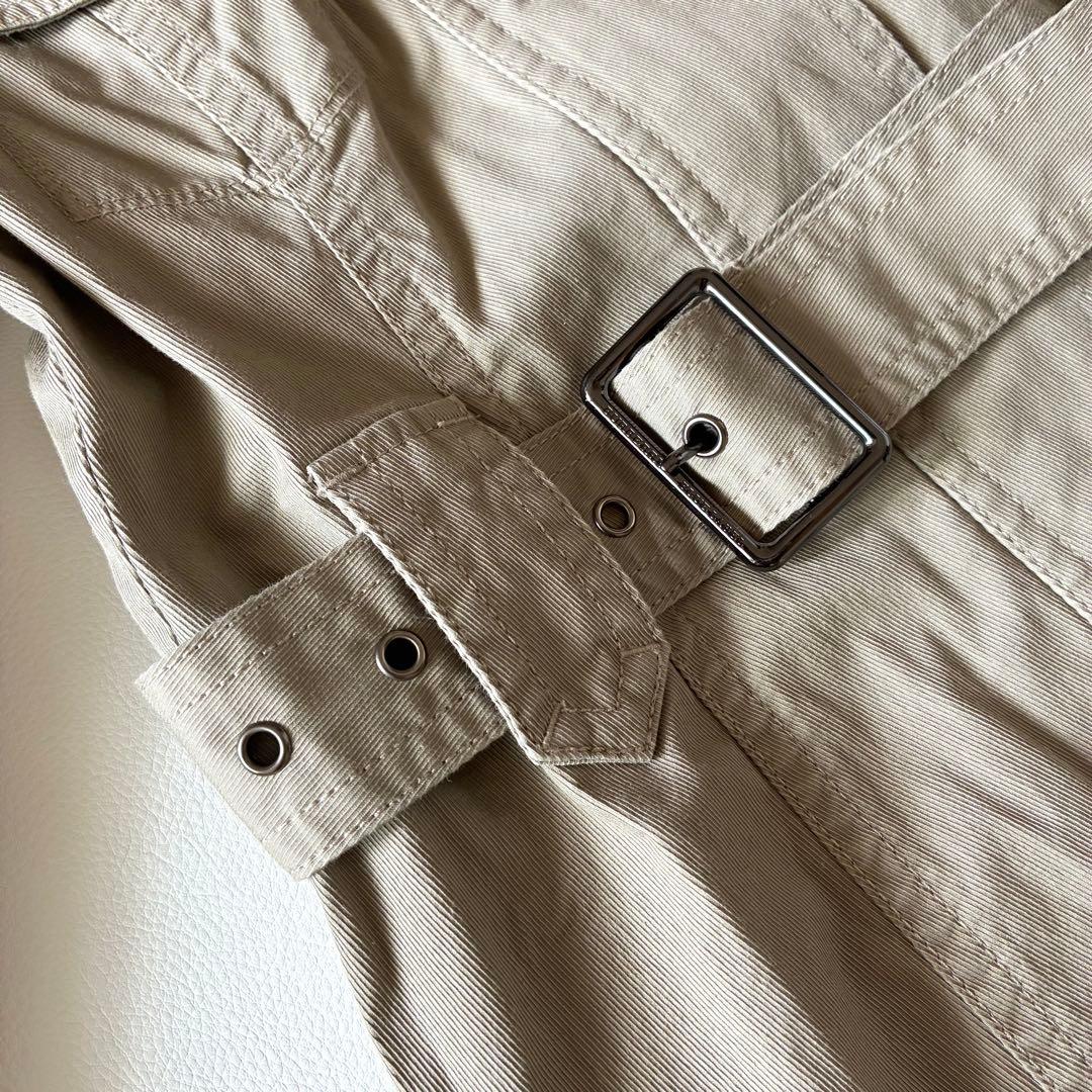 バーバリーブルーレーベル　ジャケット　ショートトレンチ　ホース刺繍　ベルト付き