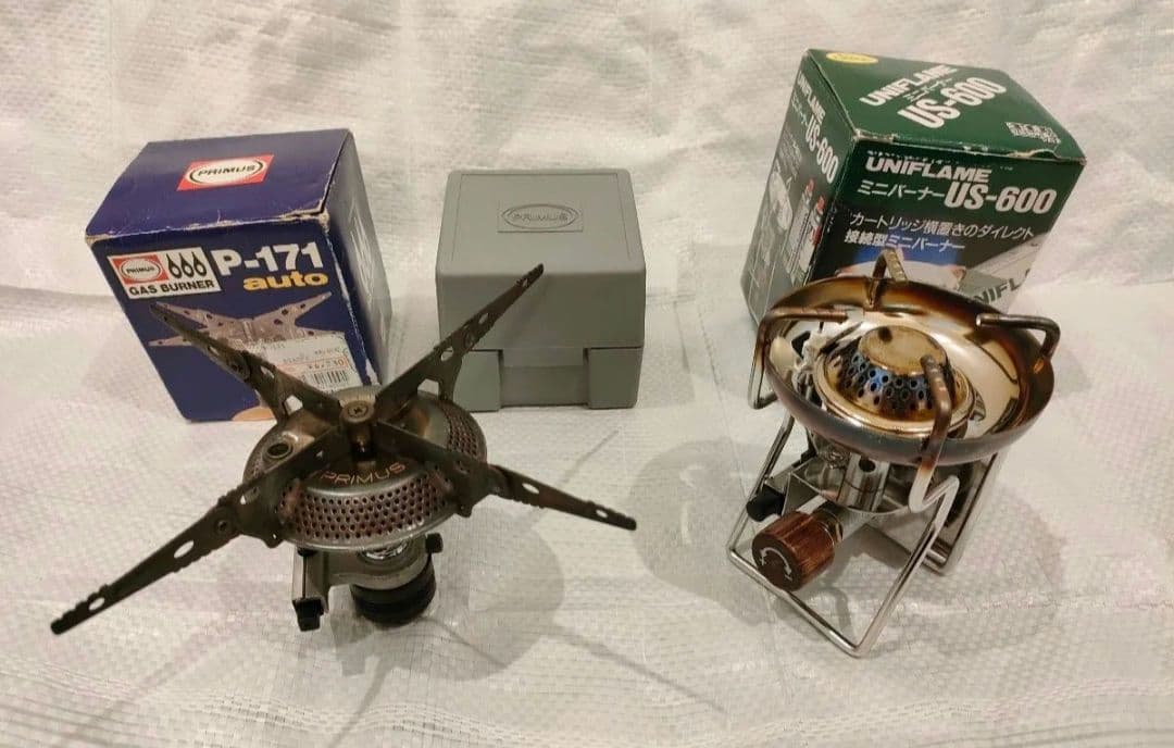 ユニフレーム　US-600＋プリムス　P-171　専用ケース付き　2点セット