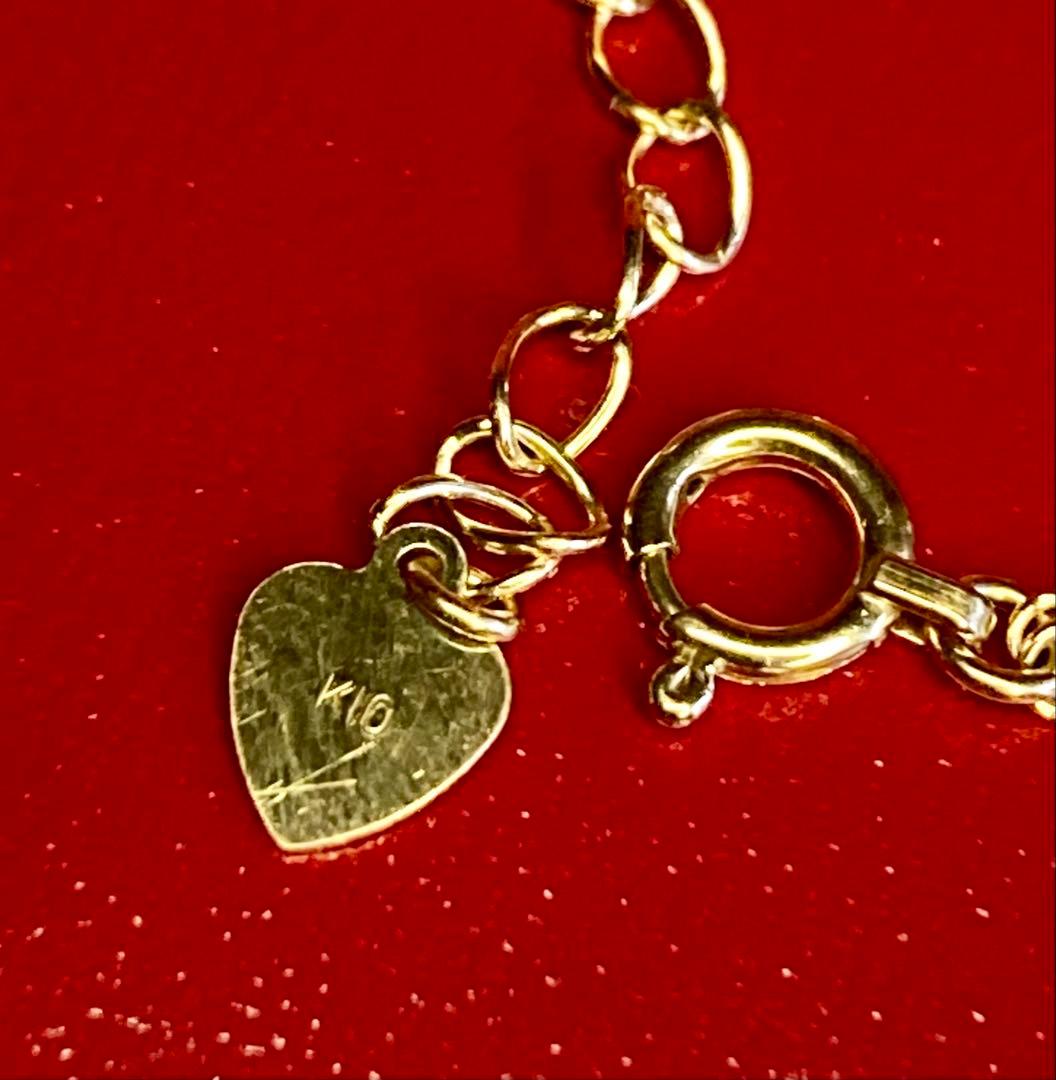 【WISP】ウィスプ K10 イエローゴールド カットボール 2連ブレスレット