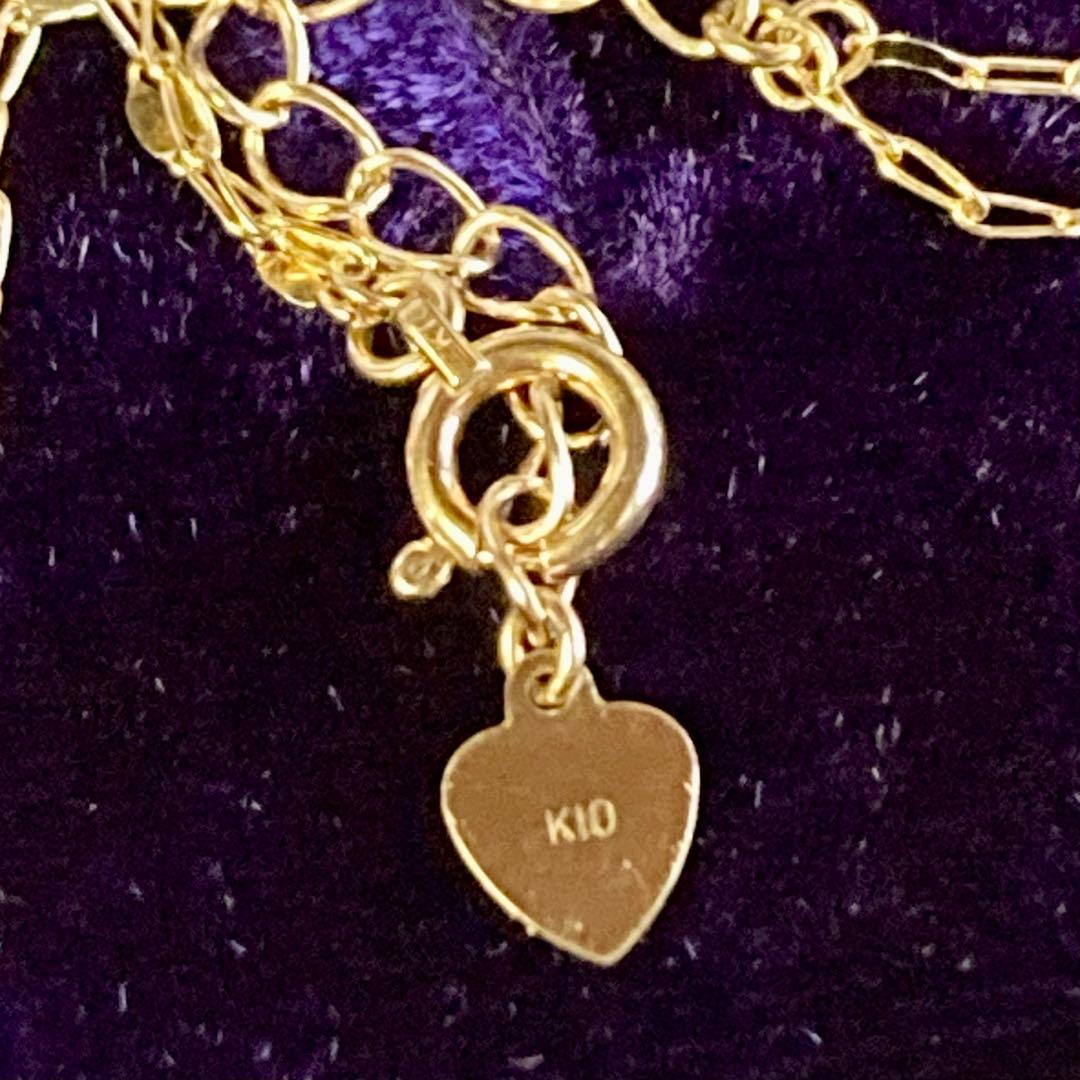 【WISP】ウィスプ K10 イエローゴールド カットボール 2連ブレスレット