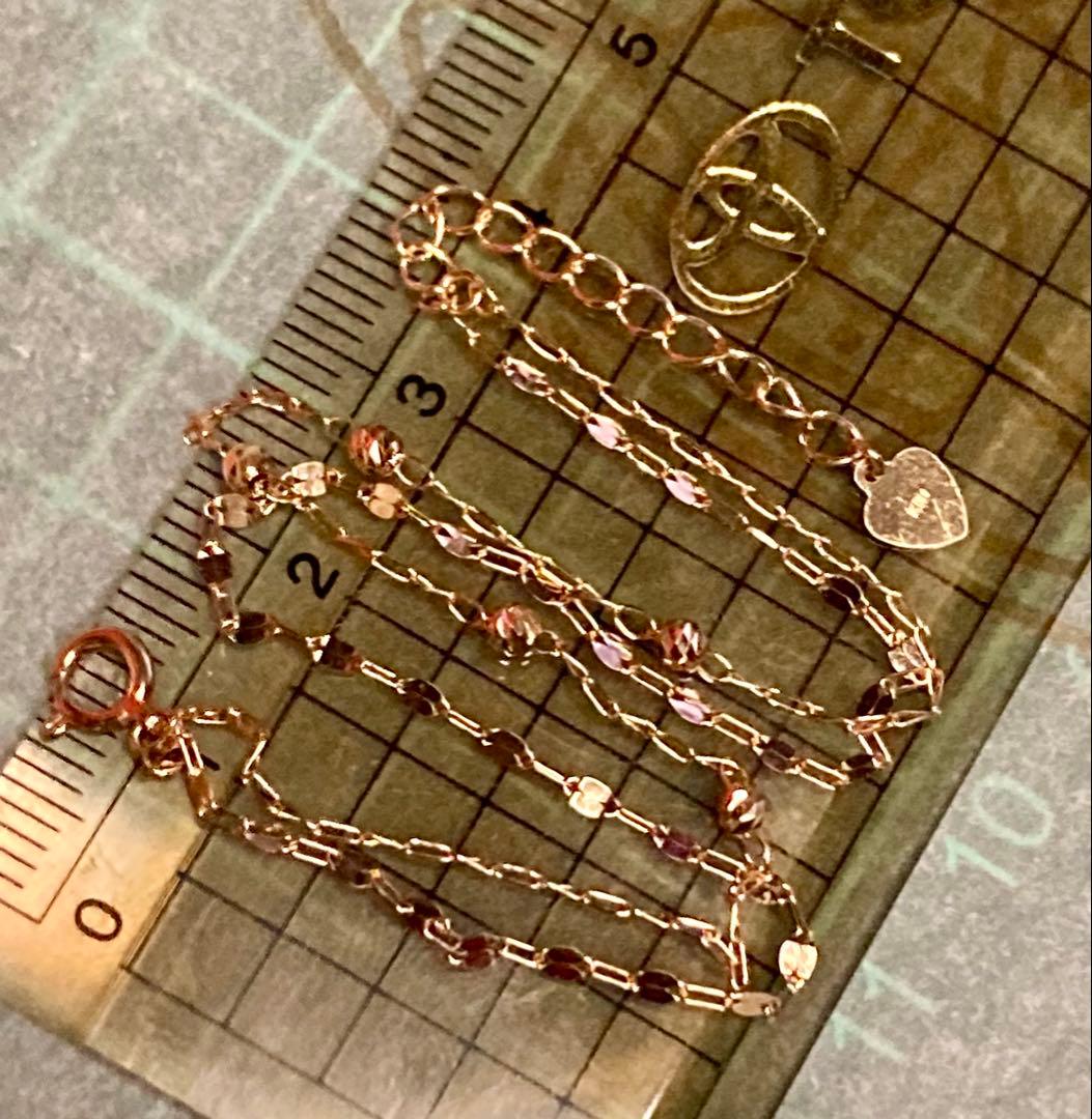 【WISP】ウィスプ K10 イエローゴールド カットボール 2連ブレスレット