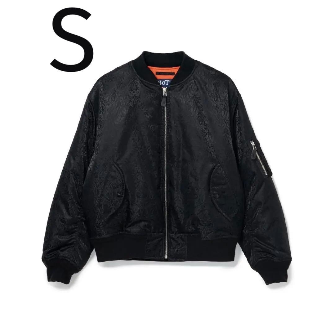 BOTT Jacquard MA-1 Jacket MA-1 ブラック S