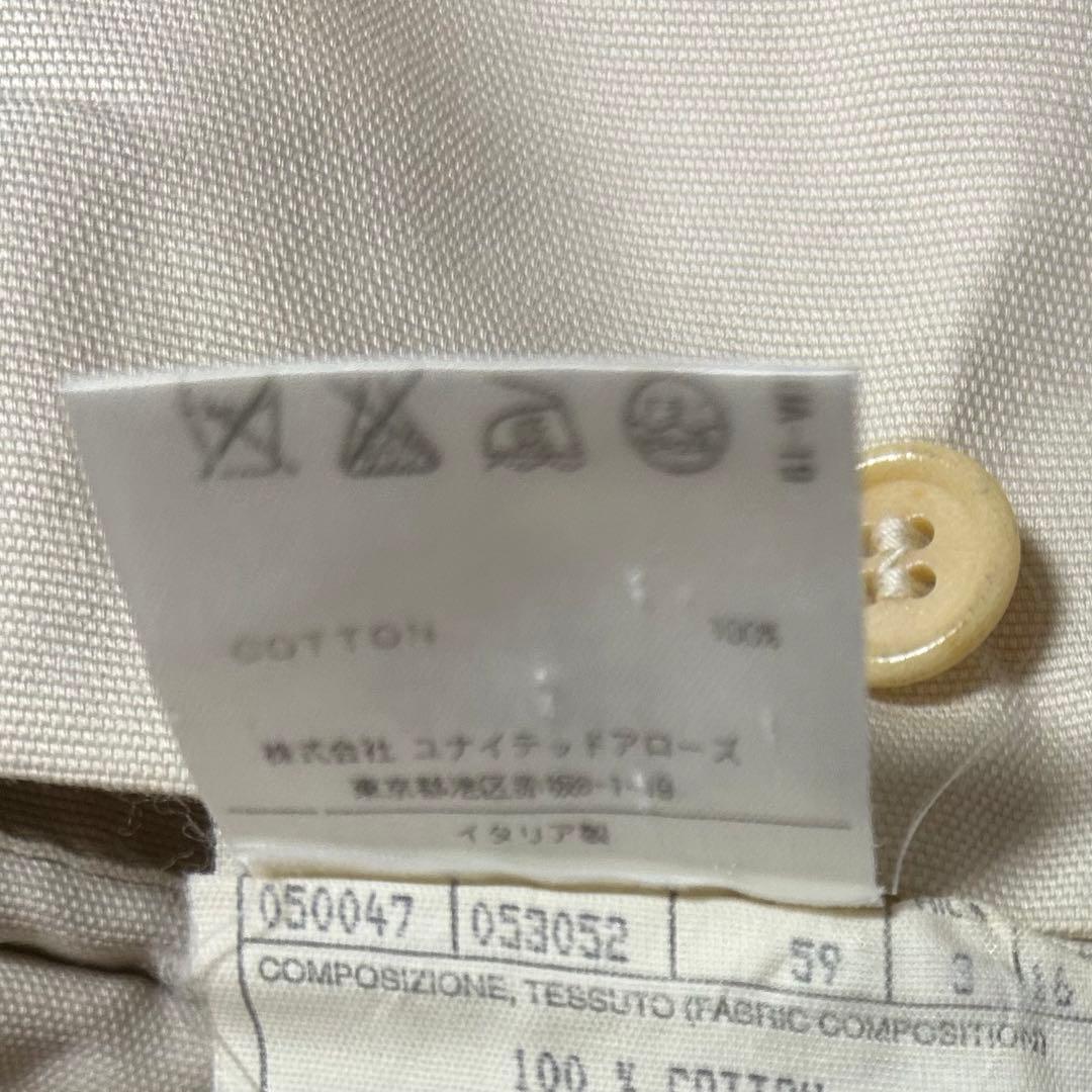 【美品 イタリア製】Valstar VALSTARINO コットンベージュ　46