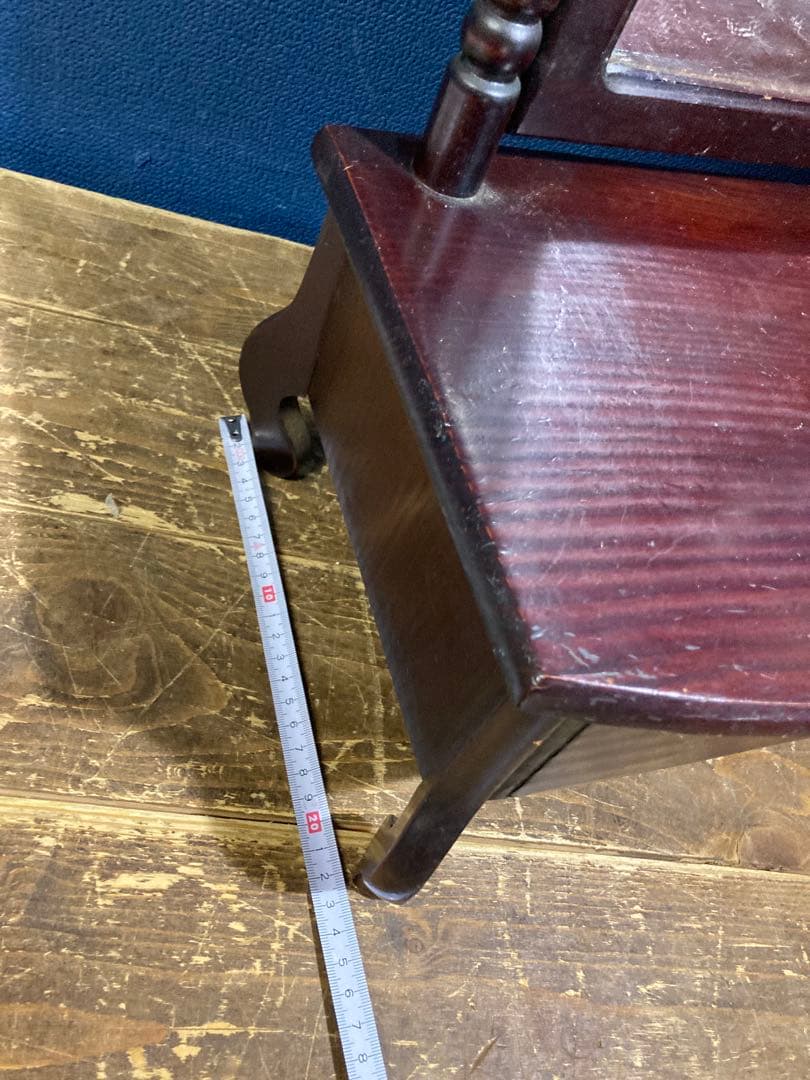 A 鏡台　鏡　アンティーク調　レトロ　ヴィンテージ　大正ロマン　猫脚　姫鏡