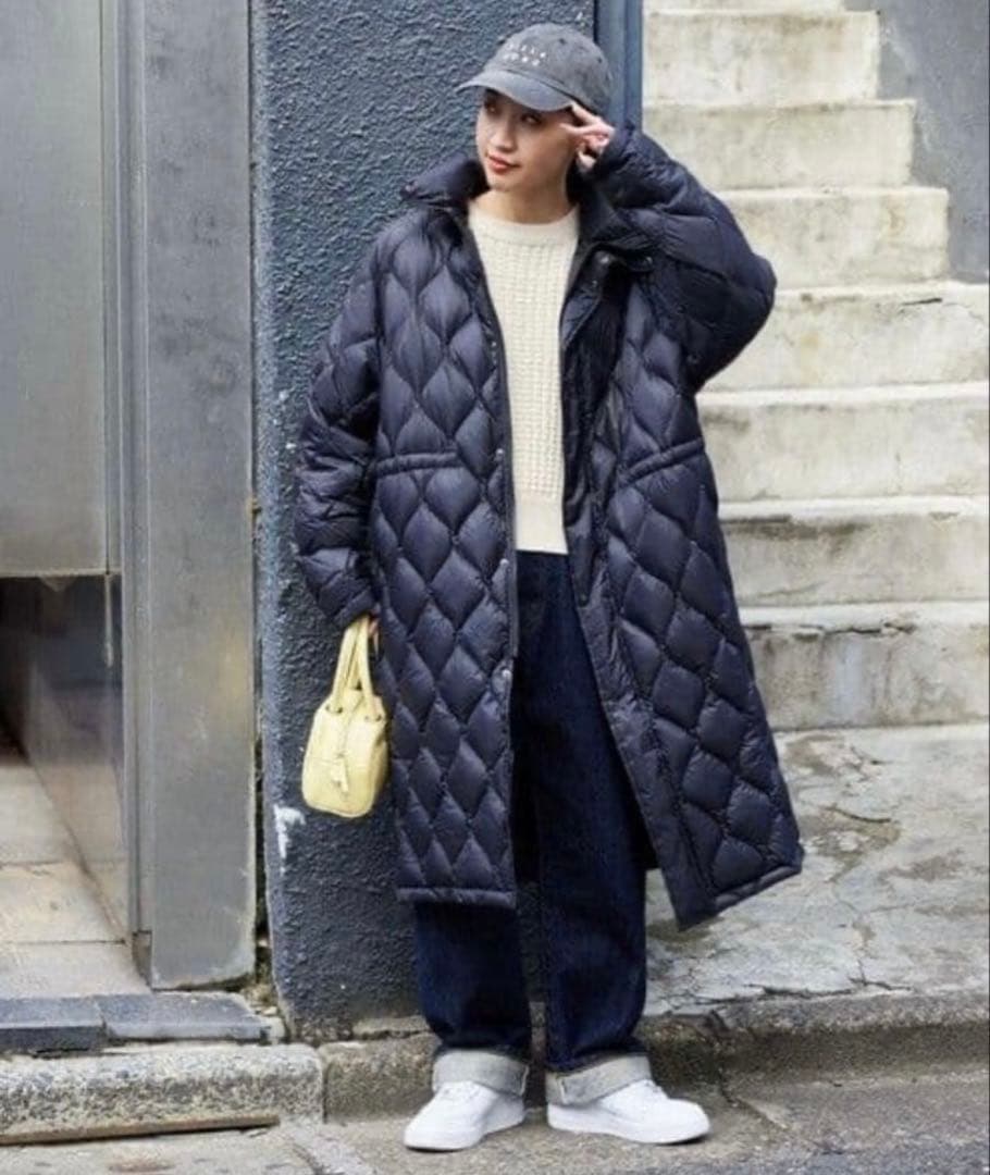 24AW TAION × FREAK'S STORE 別注 ロングダウン　黒