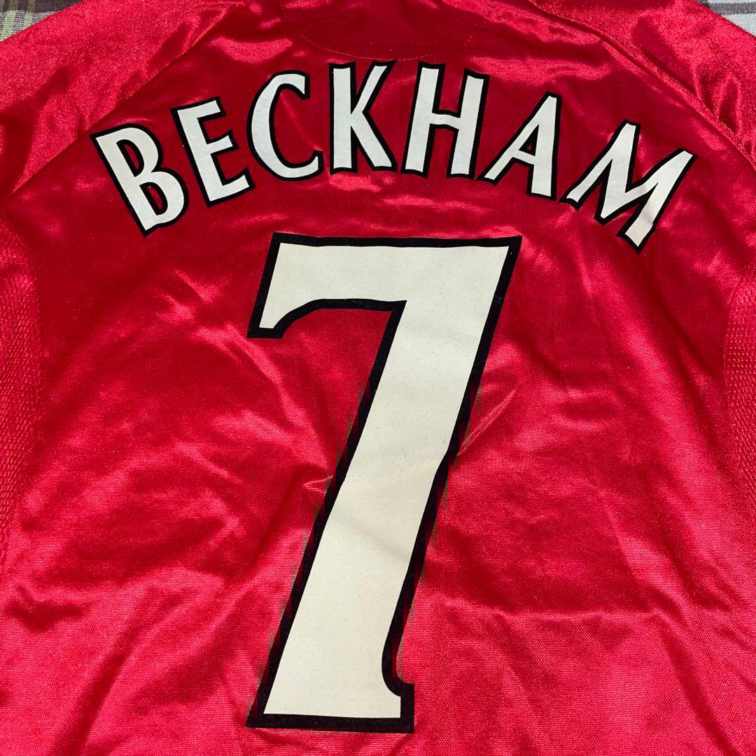 UMBRO マンチェスターユナイテッド　ベッカム　ユニホーム　Lサイズ