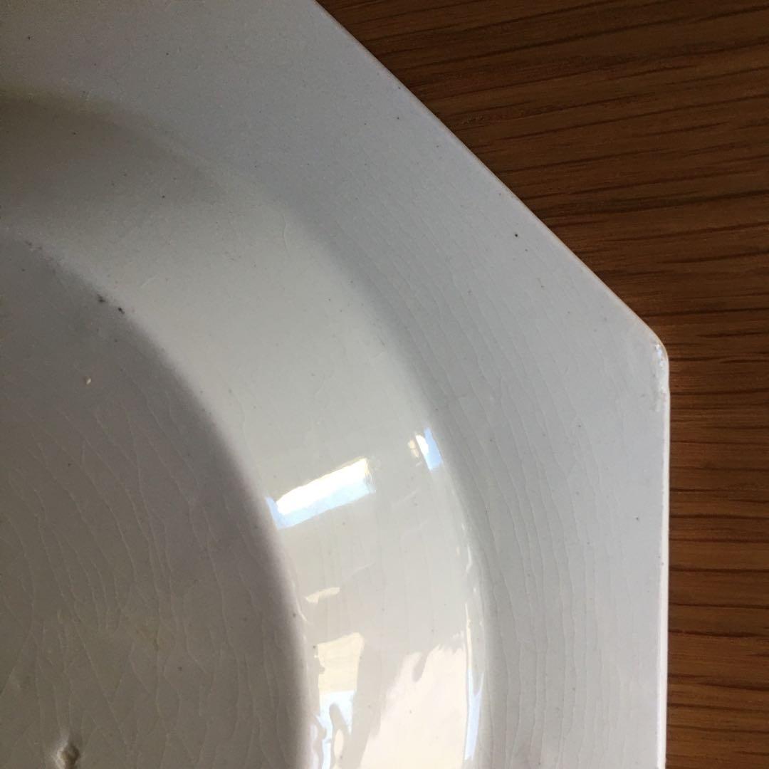 美品 クレイユモントロー　オクトゴナル　深皿 スーププレート アンティーク