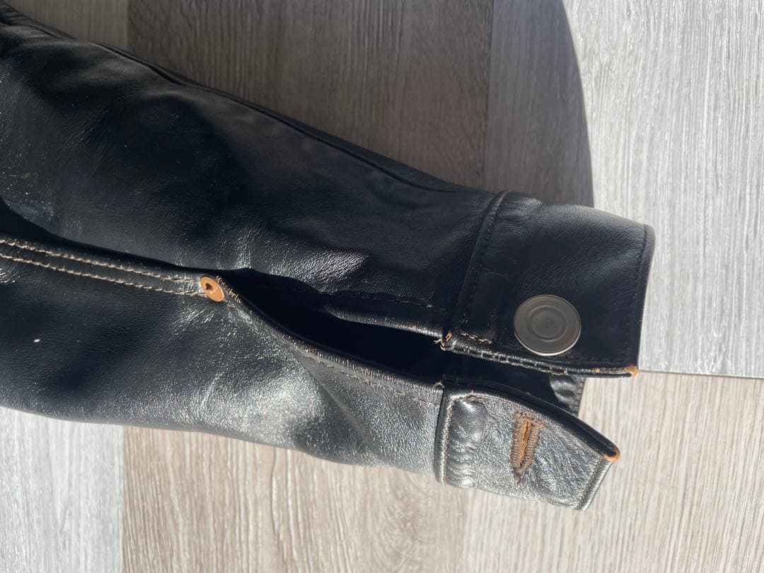 サイズ42 オール馬革　茶芯　ファインクリークレザー　バージニアビーチ