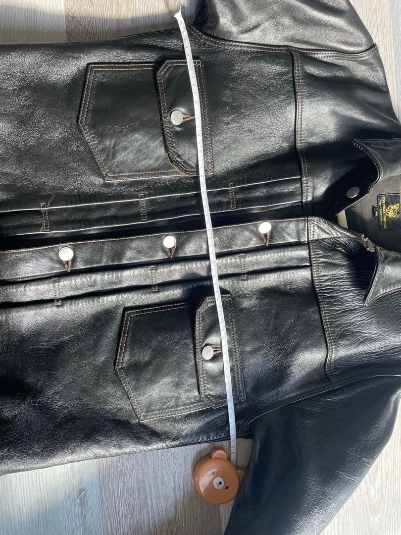 サイズ42 オール馬革　茶芯　ファインクリークレザー　バージニアビーチ