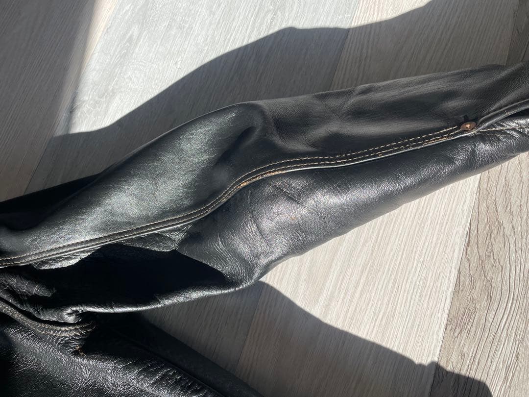 サイズ42 オール馬革　茶芯　ファインクリークレザー　バージニアビーチ