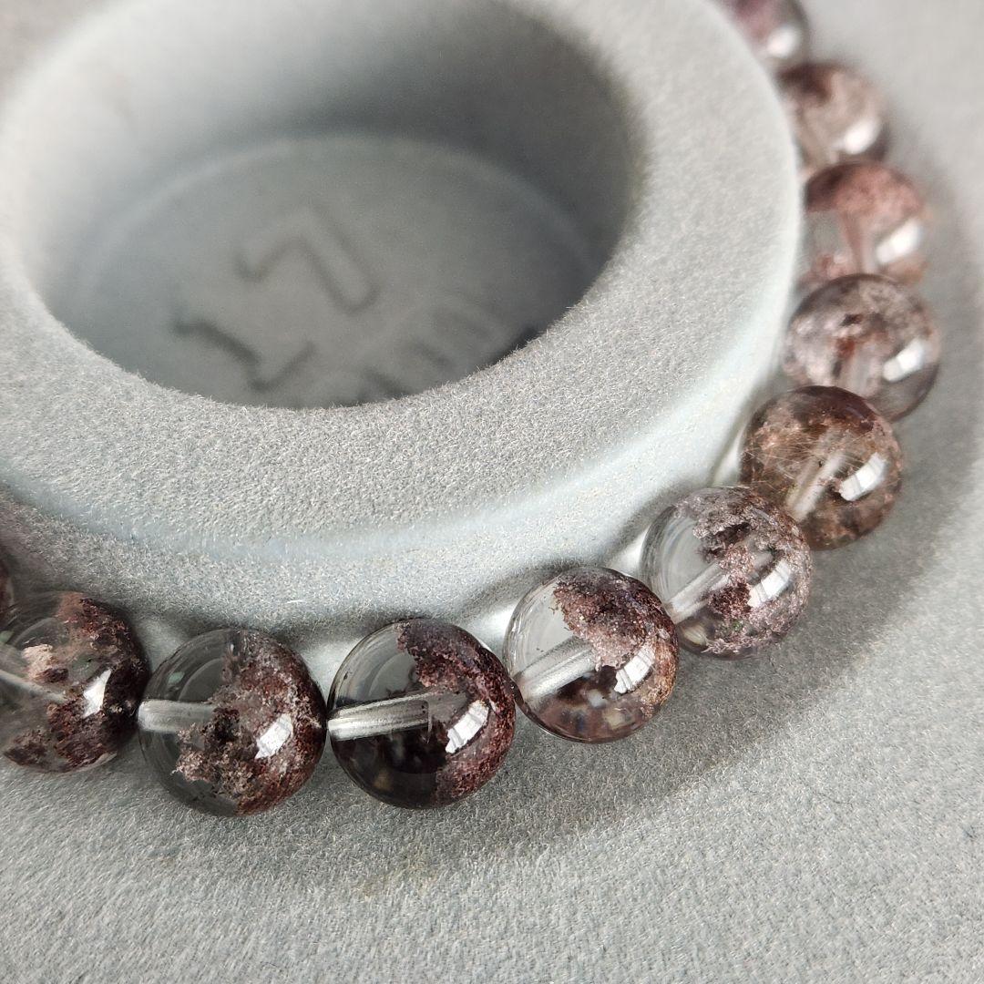 SA ピンク 庭園水晶 ブレスレット ガーデン クォーツ 卒業グレード 58a