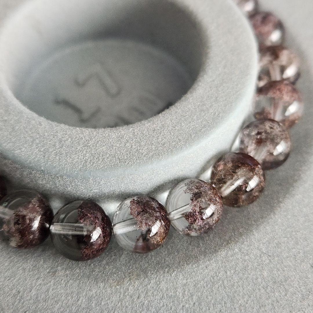 SA ピンク 庭園水晶 ブレスレット ガーデン クォーツ 卒業グレード 58a