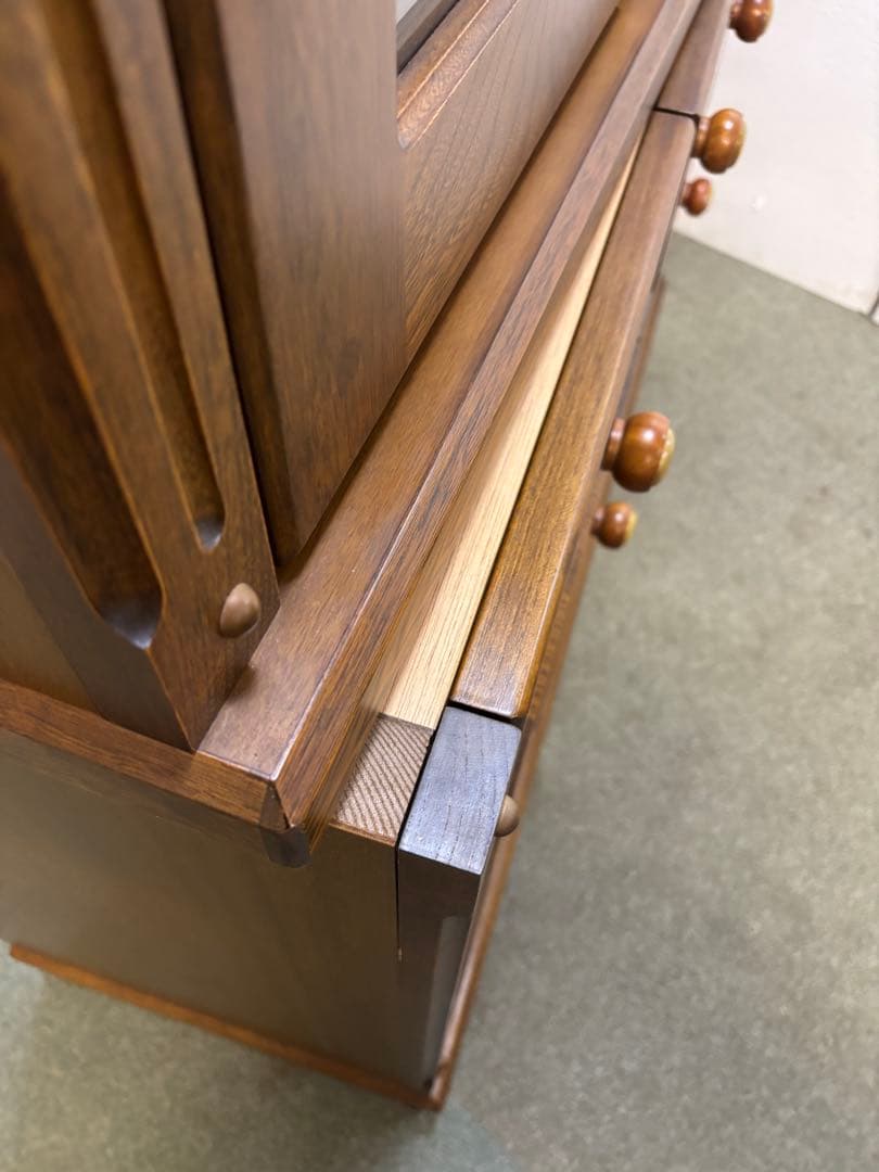 【リペア済み】昭和レトロ　２つ重ね　ダイニングボード　フリーボード　書棚