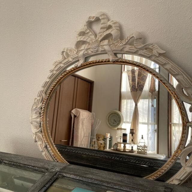 アンティークリボンミラー♡