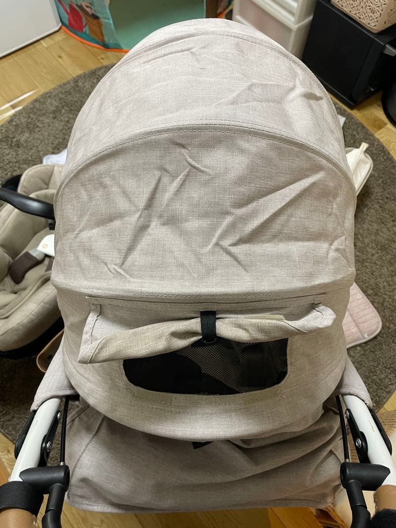 ①エアバギー マキシコシセット ベージュ ①と②を両方ご購入下さい！