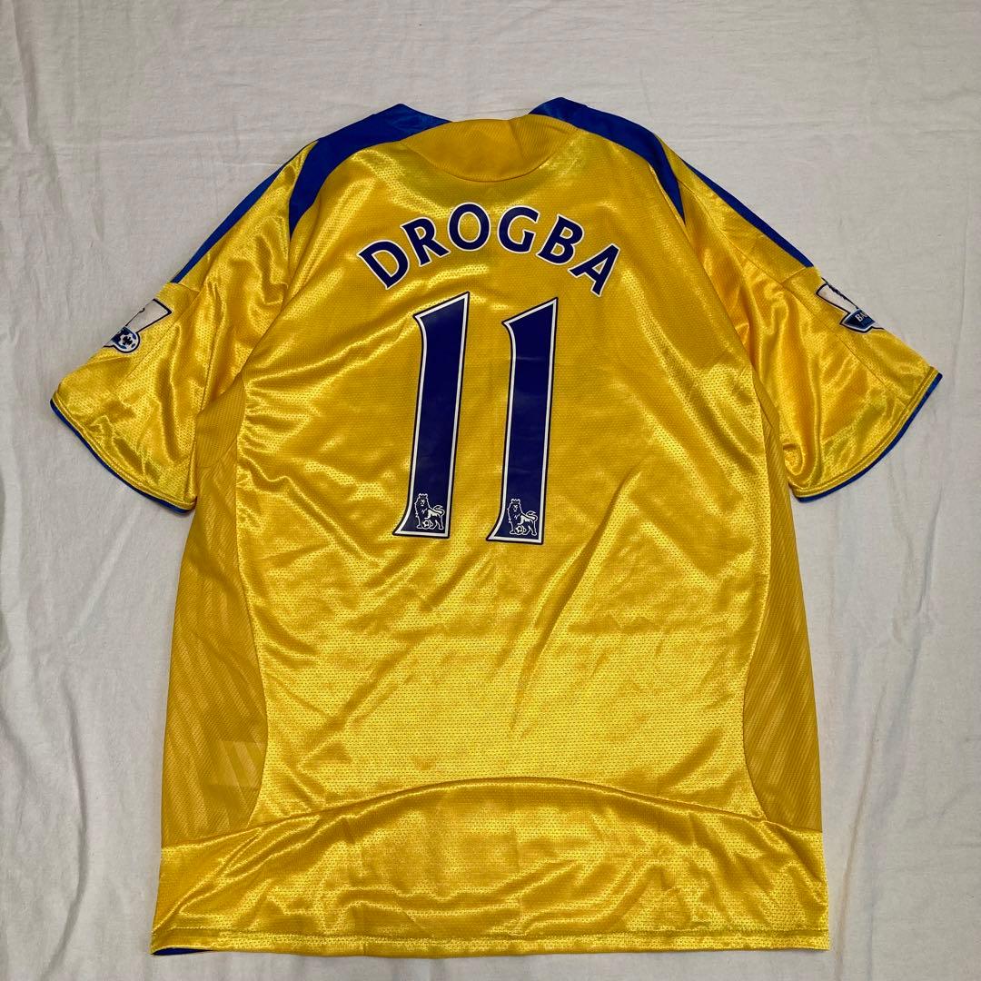 adidas チェルシー ドログバ 11番 アウェイユニフォーム 09/10