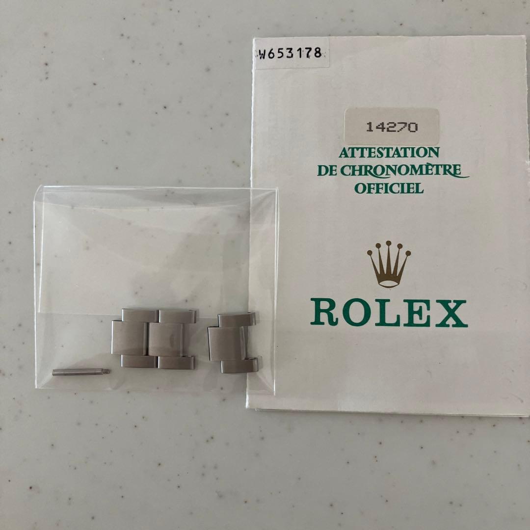 美品　ロレックス純正コマ　エクスプローラ1 114270 3コマ