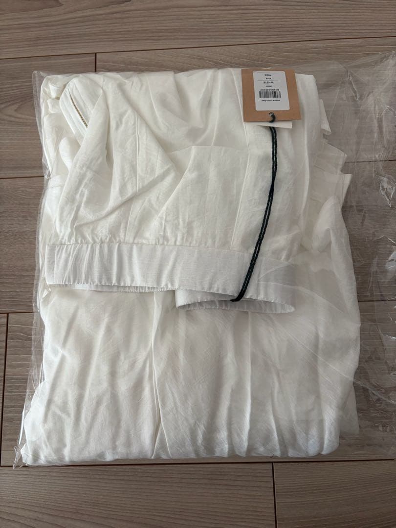 meri （ミーリー）マキシフレアスカート ホワイト フリーサイズ