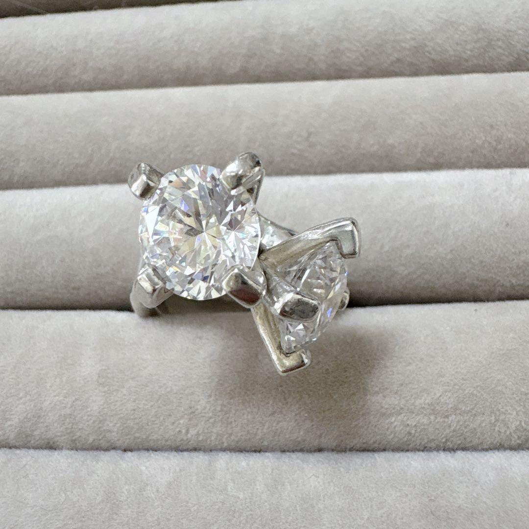 e.m. ★ リング ★ 揺れジルコニア