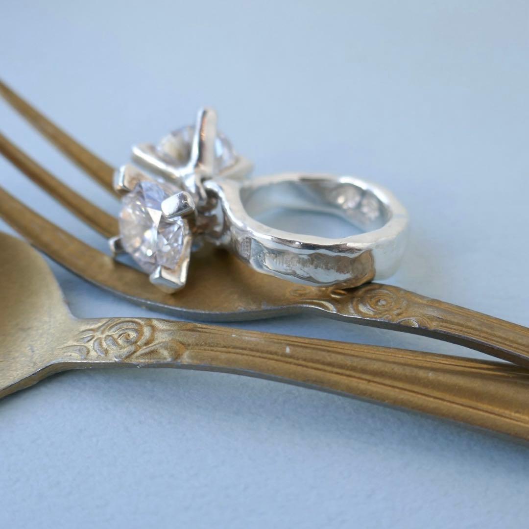 e.m. ★ リング ★ 揺れジルコニア