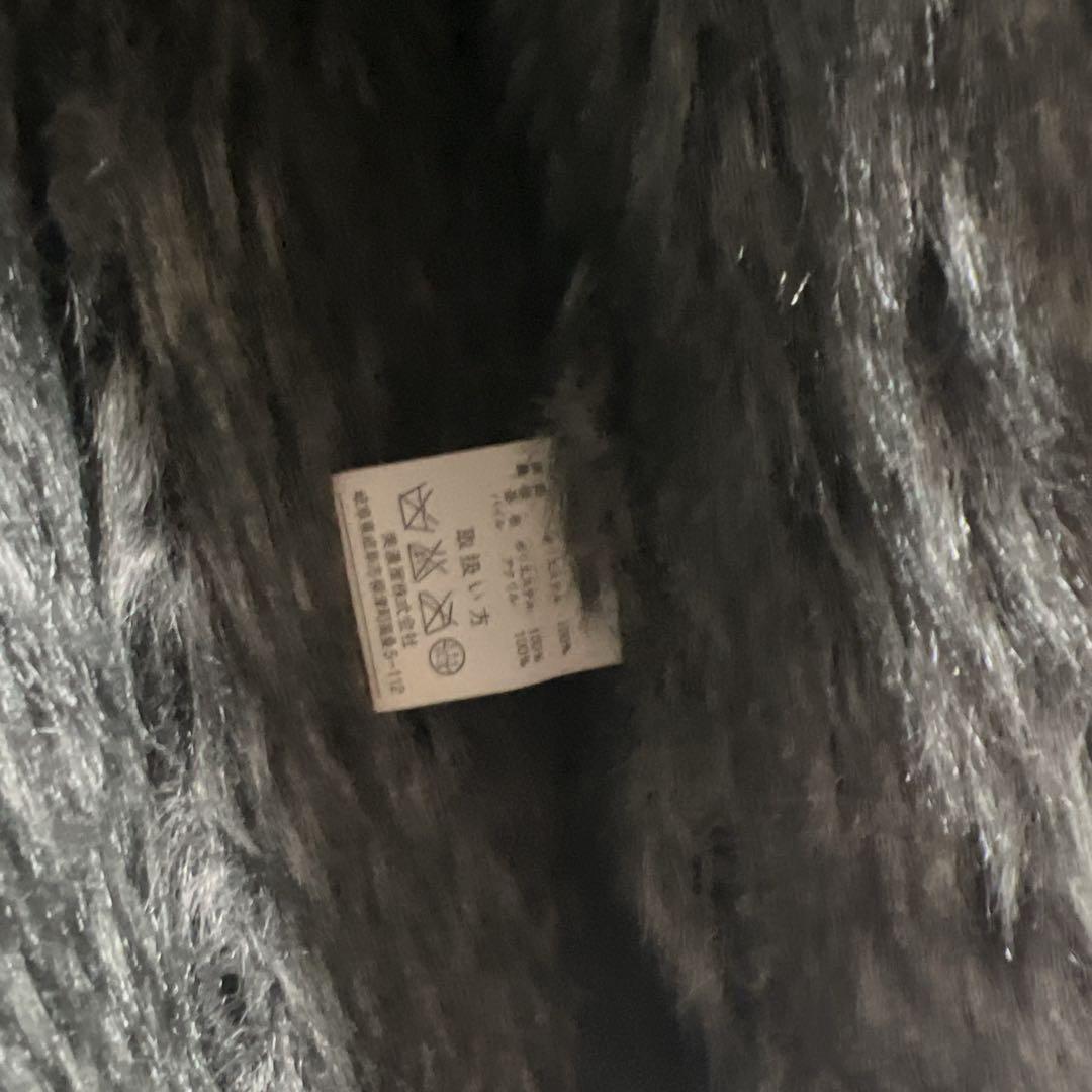 Y2K 20's MASSIMO マッシモ ブラック ファーライダースジャケット