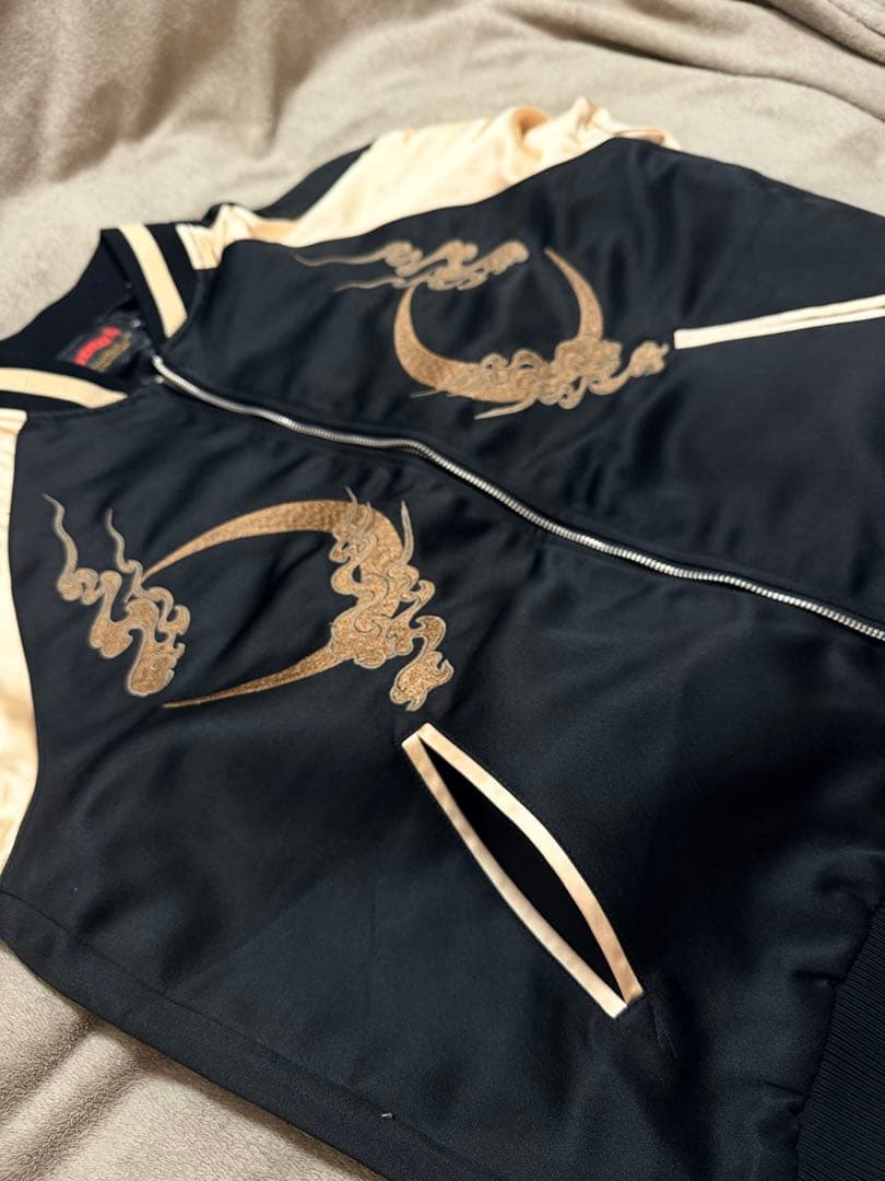 未使用 SKAJAN 虎 限定 スカジャン unisex 美品 サテン