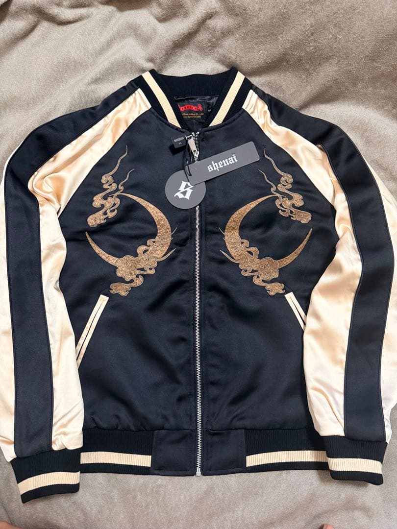 未使用 SKAJAN 虎 限定 スカジャン unisex 美品 サテン