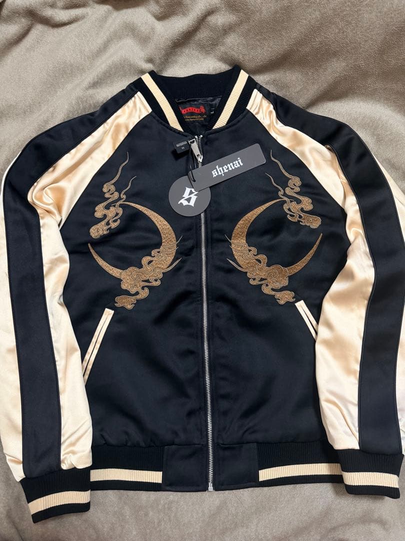 未使用 SKAJAN 虎 限定 スカジャン unisex 美品 サテン