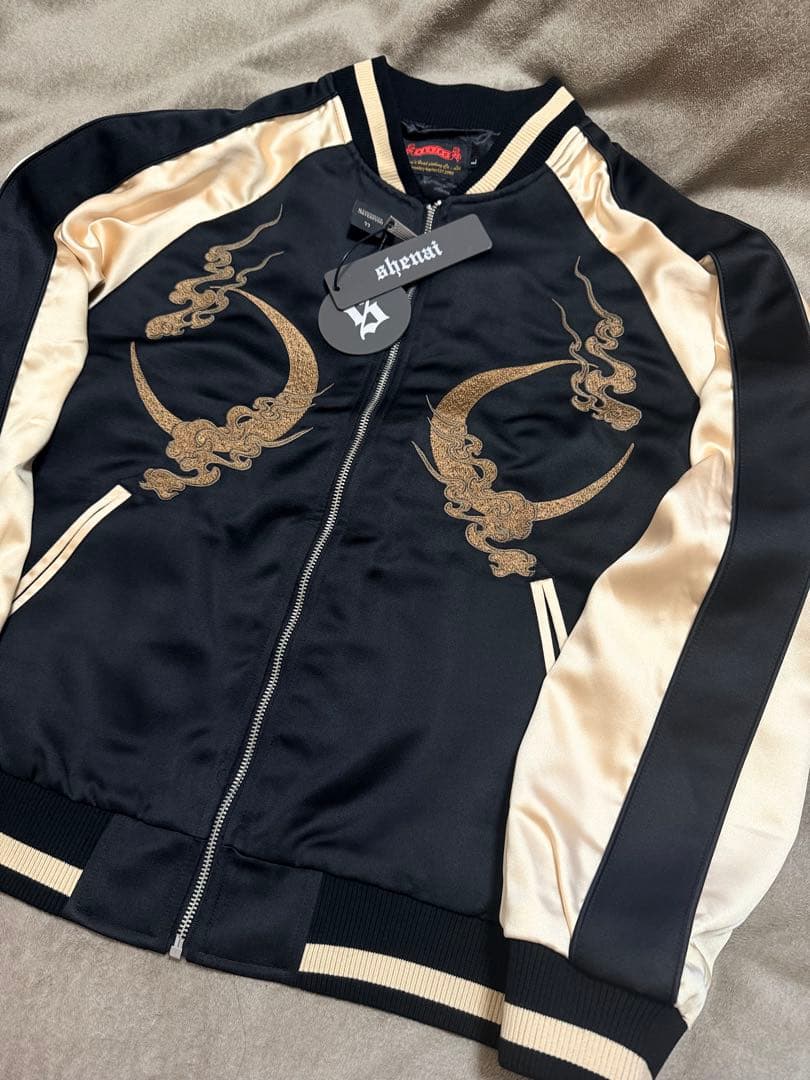 未使用 SKAJAN 虎 限定 スカジャン unisex 美品 サテン