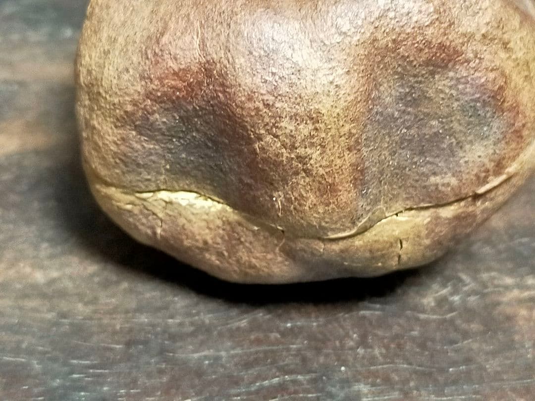 ♥武夫　柘榴　香合　共箱付き　ザクロ　水月窯　荒川豊蔵　骨董　古玩