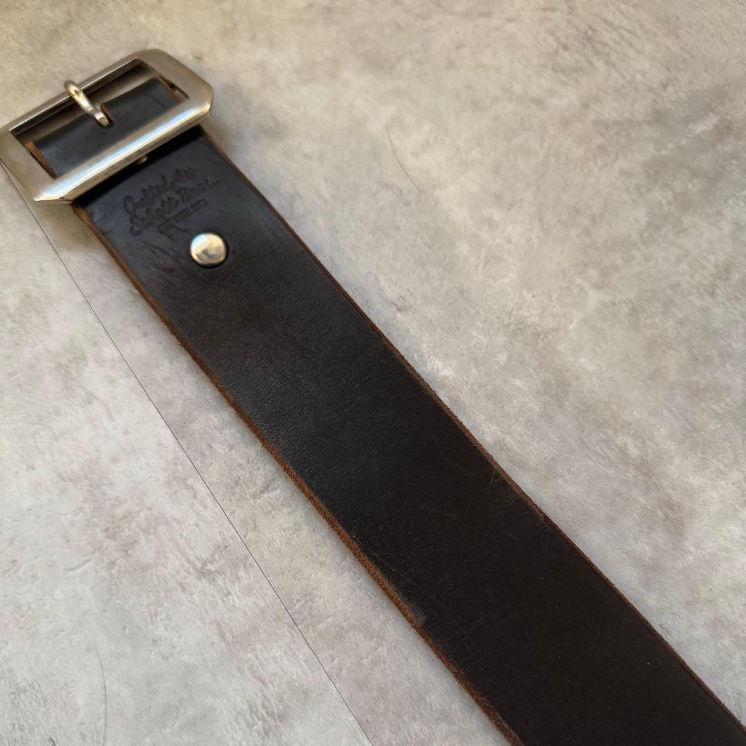 schott PERFECTO BELT レザーベルト ブラック36