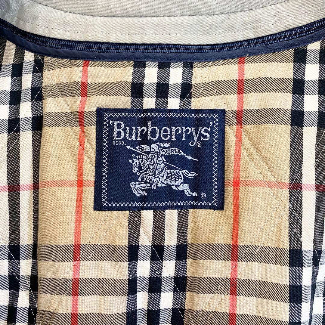 【美品・希少・XL】 バーバリー ステンカラーコート ノバチェック ライナー付き