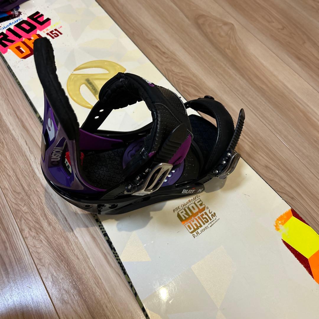 【1週間限定SALE】RIDE DH151cm × BURTONビンディングS