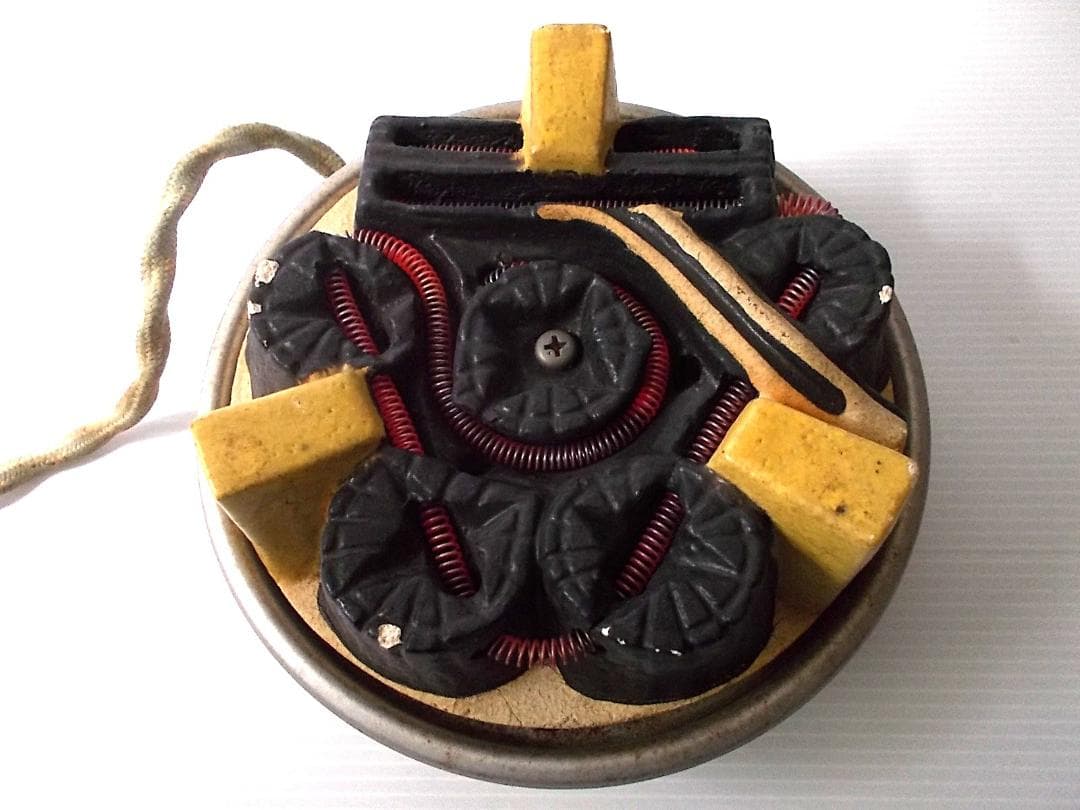 茶道具 野々田電熱器 織部焼風炉 茶釜 底瓦 敷板 送料込み