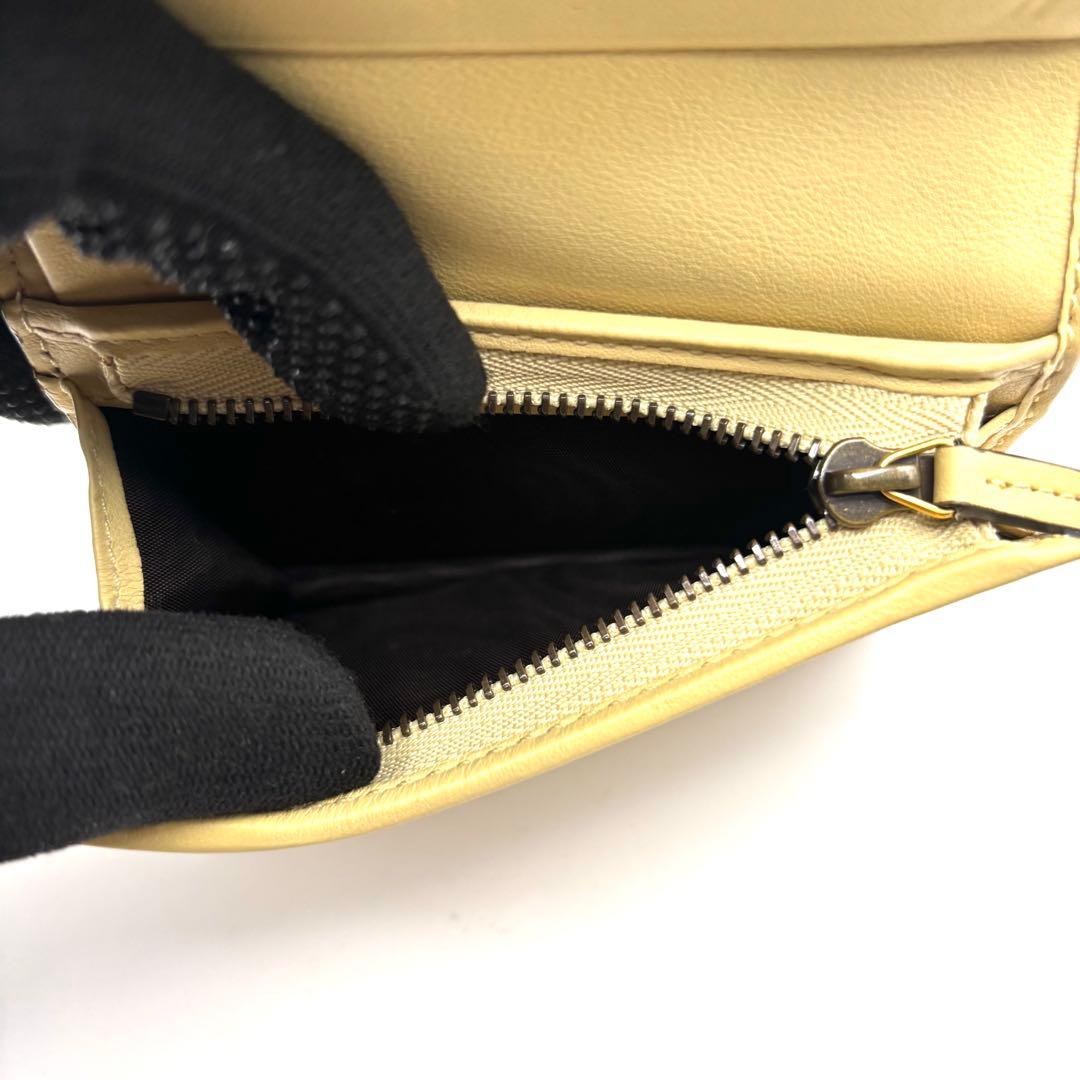 希少 グッチ ダイアナ パイソン マーモント GG バンブー 二つ折り財布 箱