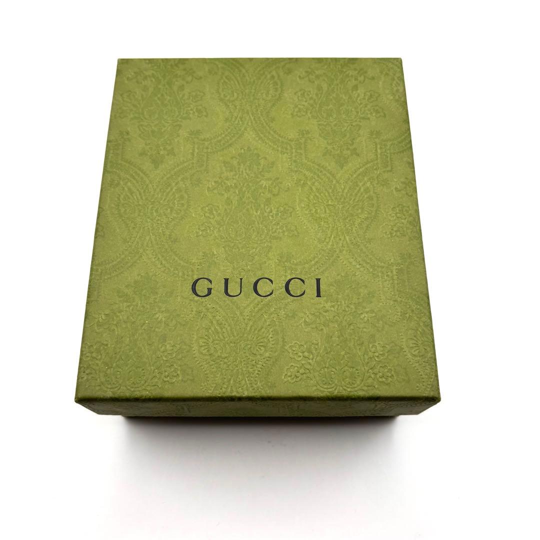 希少 グッチ ダイアナ パイソン マーモント GG バンブー 二つ折り財布 箱