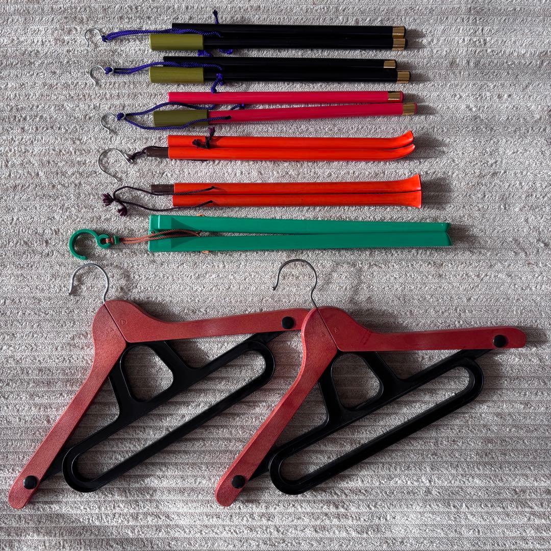 折りたたみ式ハンガー8本セット　伸縮