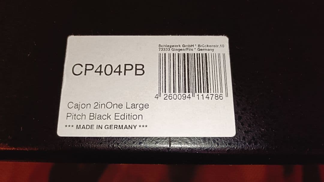 Schlagwerk カホン SR-CP404PB 2 in One Cajon