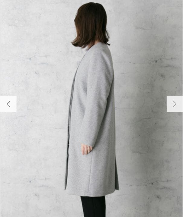 アーバンリサーチ　ROSSO Ｖネックノーカラーコート