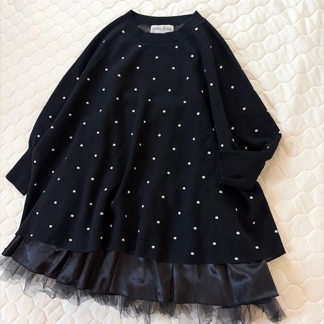 【24SS美品】定価2.8万✴︎BEARDSLEY チュチュキャミニット ドット