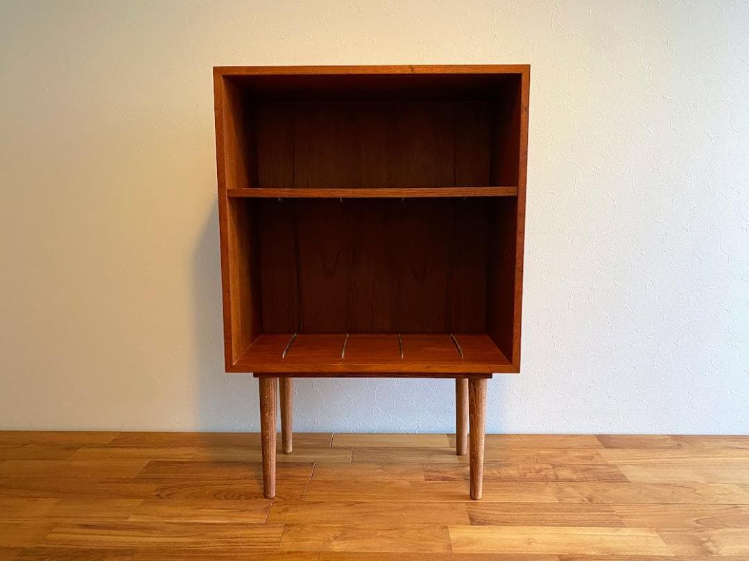 プロフ必読　デンマーク製 チーク レコードキャビネット 仕上済