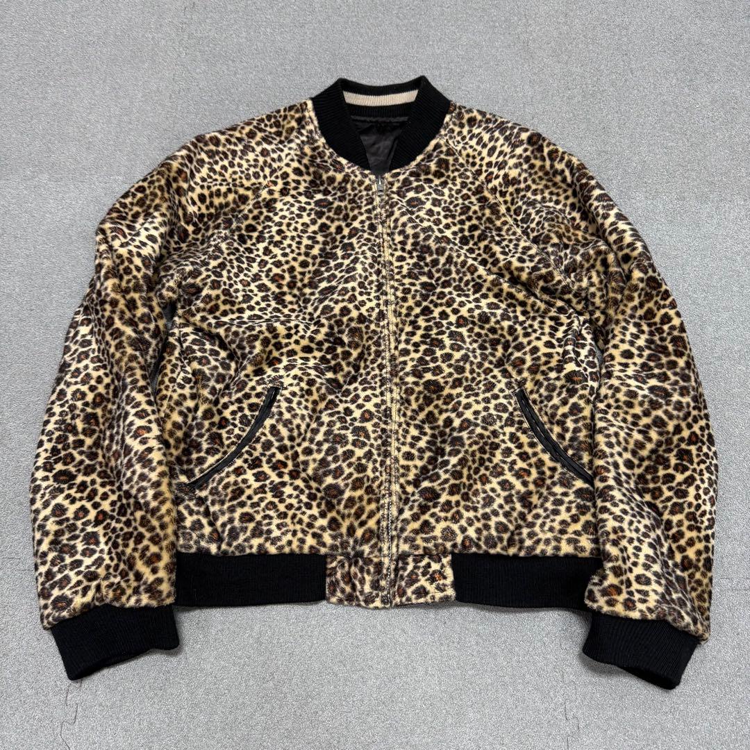 ジャケット・アウター 898 Satori Skull Rev Sukajan Jkt Leopard