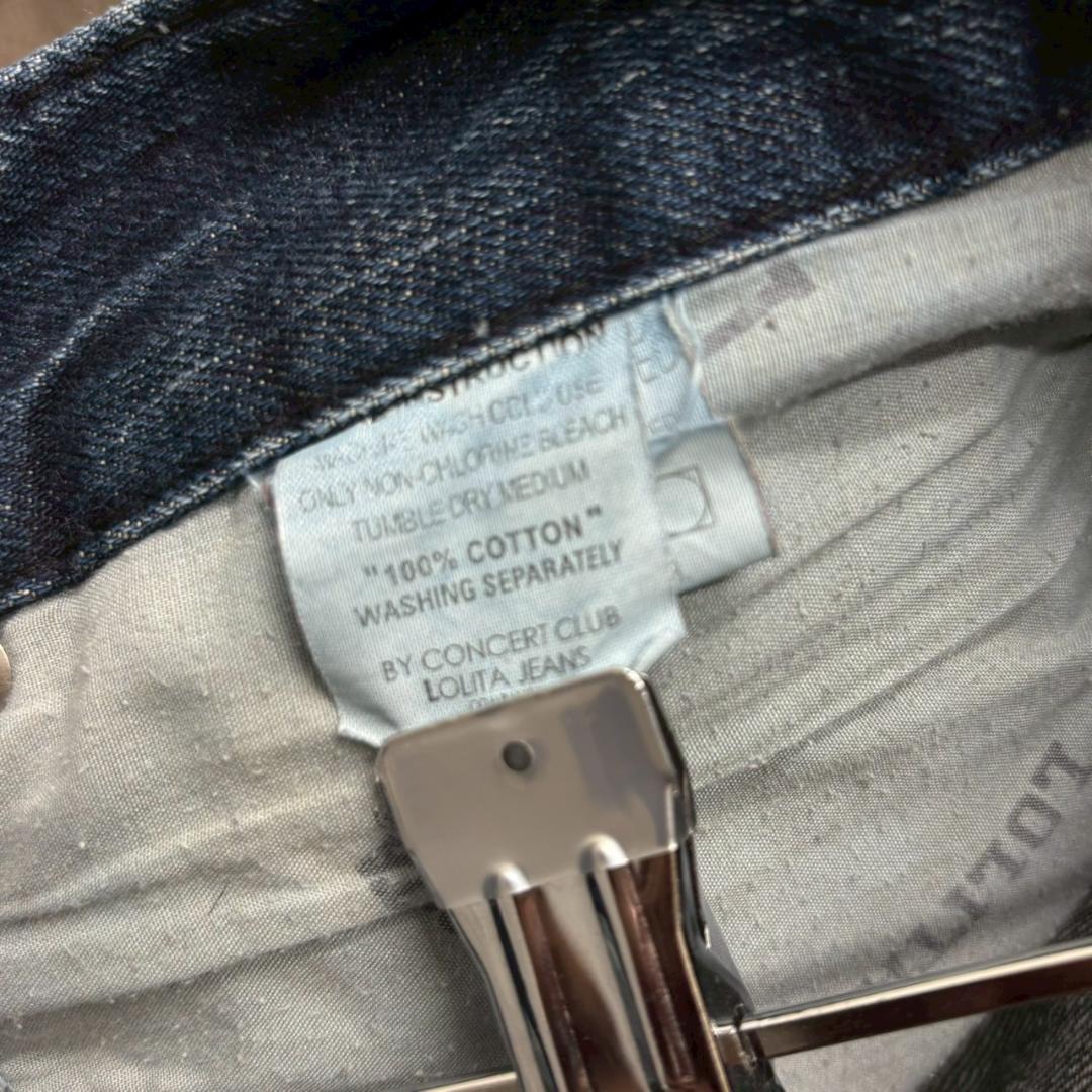 大きめサイズ W34 LOLITA JEANS y2kフレアデニム N1447