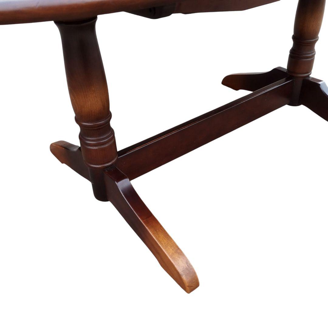 【極美品】飛騨産業 キツツキ 伸長 ダイニングテーブル エクステンションテーブル