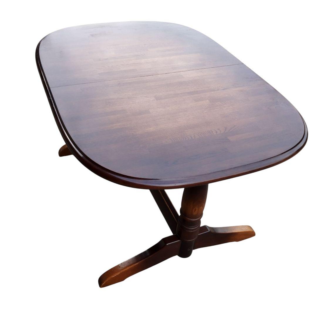 【極美品】飛騨産業 キツツキ 伸長 ダイニングテーブル エクステンションテーブル