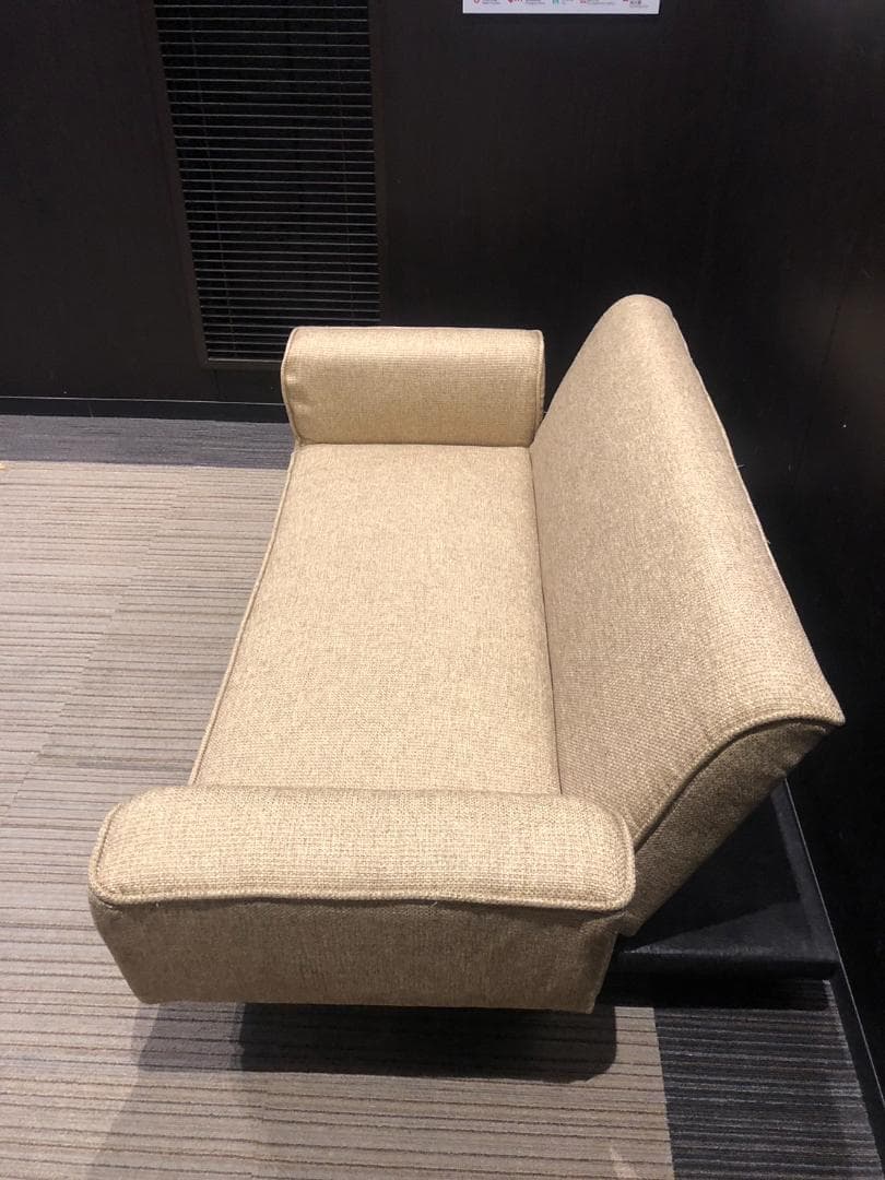 【福岡市限定】【展示品・未使用品】2人掛けソファ ベージュ